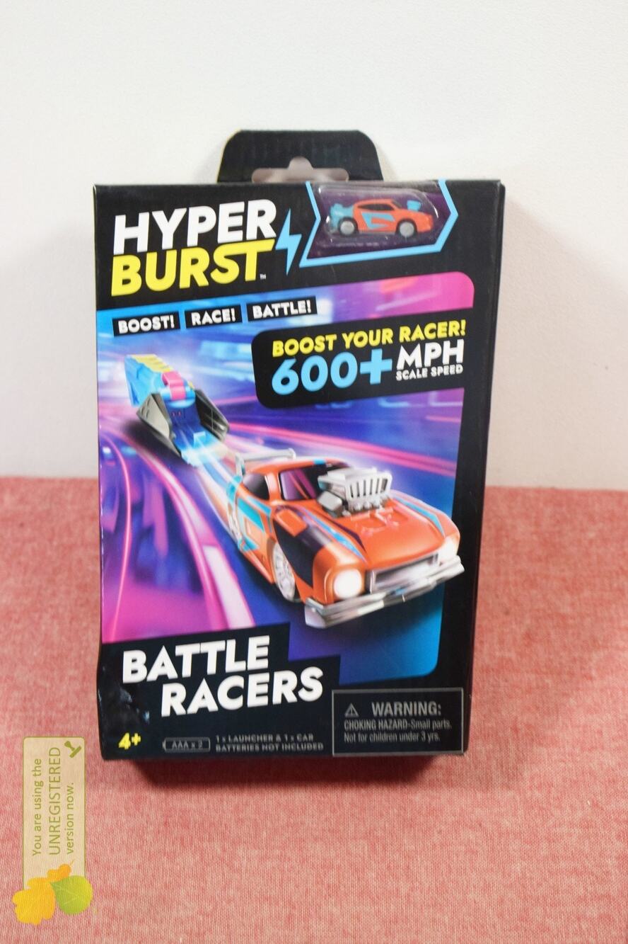 Hyper Burst Battle Racers Red Storm Car and Launcher